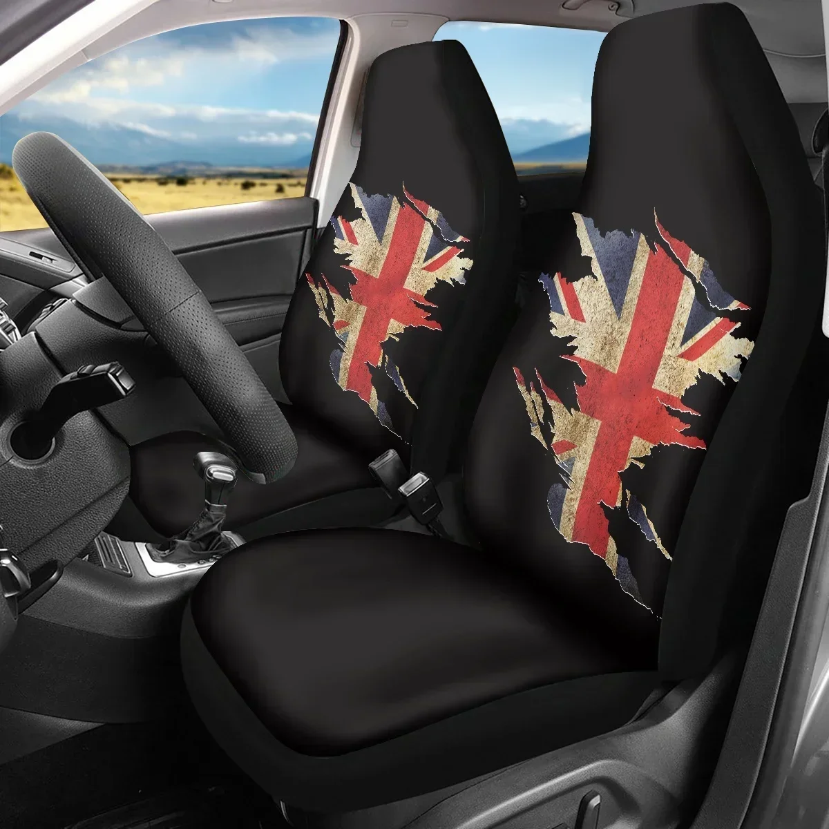 Vintage Australia Flag Automobile Vest Seats Protect for Women Men Thick Truck Sedans Vest Seat Covers Durable Gifts