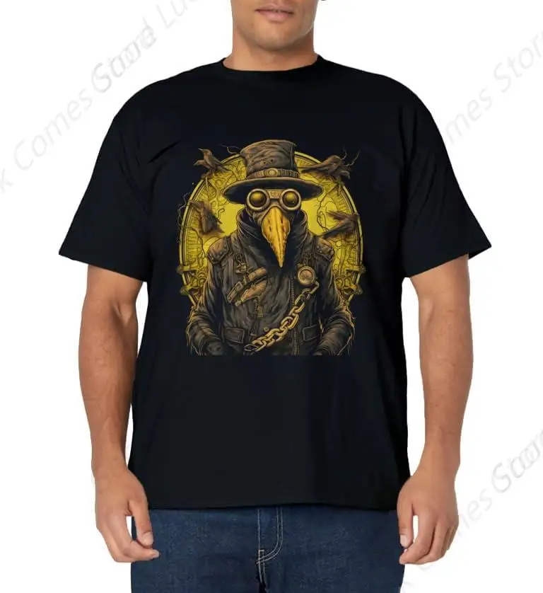 Funny Plague Doctor Steampunk - But Did You Try Leeches? T-Shirt