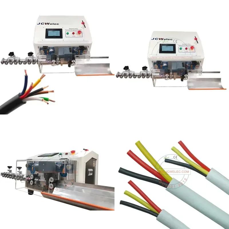 Aluminum Wire Stripping Cutting Machine Multi-Core Cable Cut and Strip Equipment for Cable Manufacturing