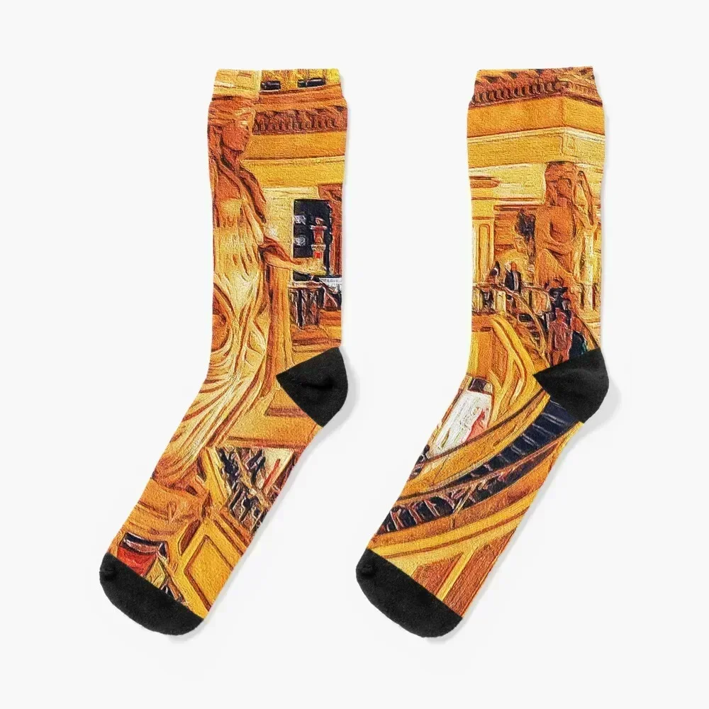 

Caesars Palace Forum Shops Las Vegas Socks cool golf cotton Stockings Men Socks Women's