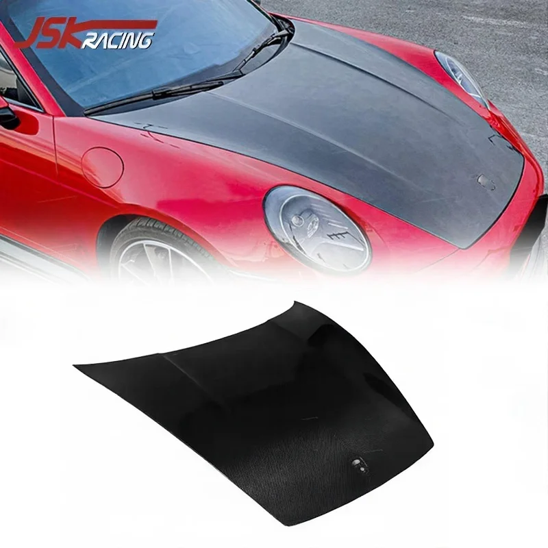 

Стильный сухой карбоновый капот для Porsche Carrera 911 992 2019-2022 годов выпуска, крышка двигателя