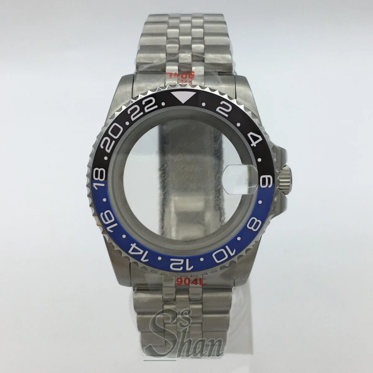 

Корпус для дайвинга GMT из нержавеющей стали NH35 36 мм с сапфировым стеклом подходит для аксессуаров для механизмов NH34A NH35 ETA2824 PT5000