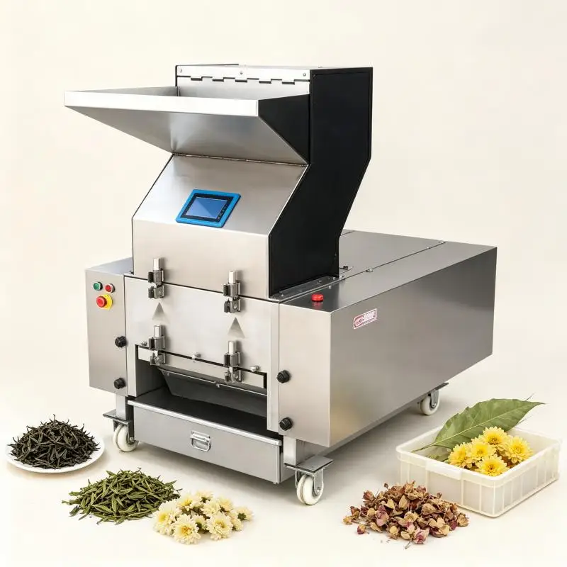 Coarse Crusher Machine High Torque Granulator For Cinnamon Turmeric Ginger Herb Bulk Raw Material Crushing