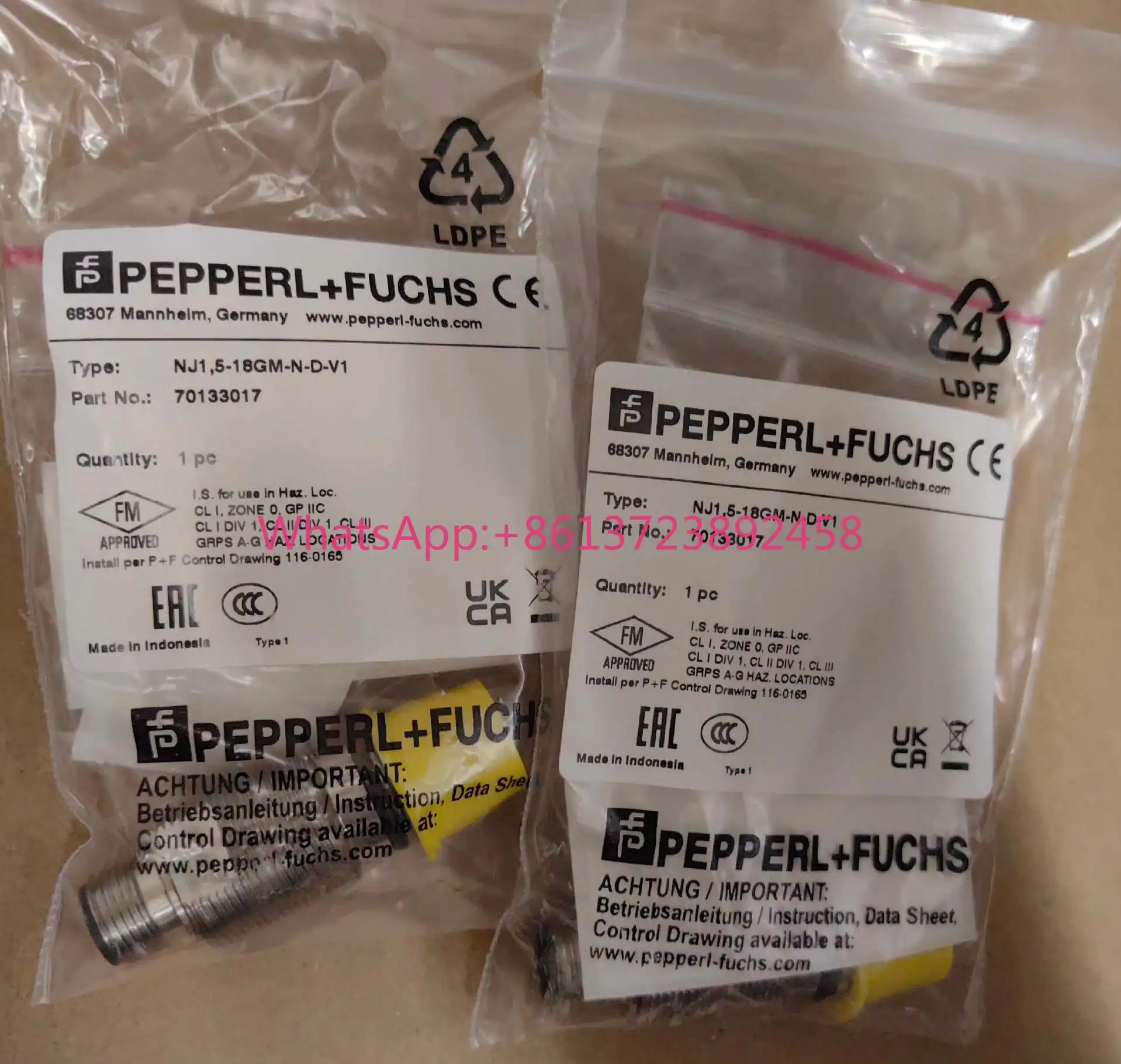 

Pepperl + Fuchs NJ1,5-18GM-N-D-V1in stock