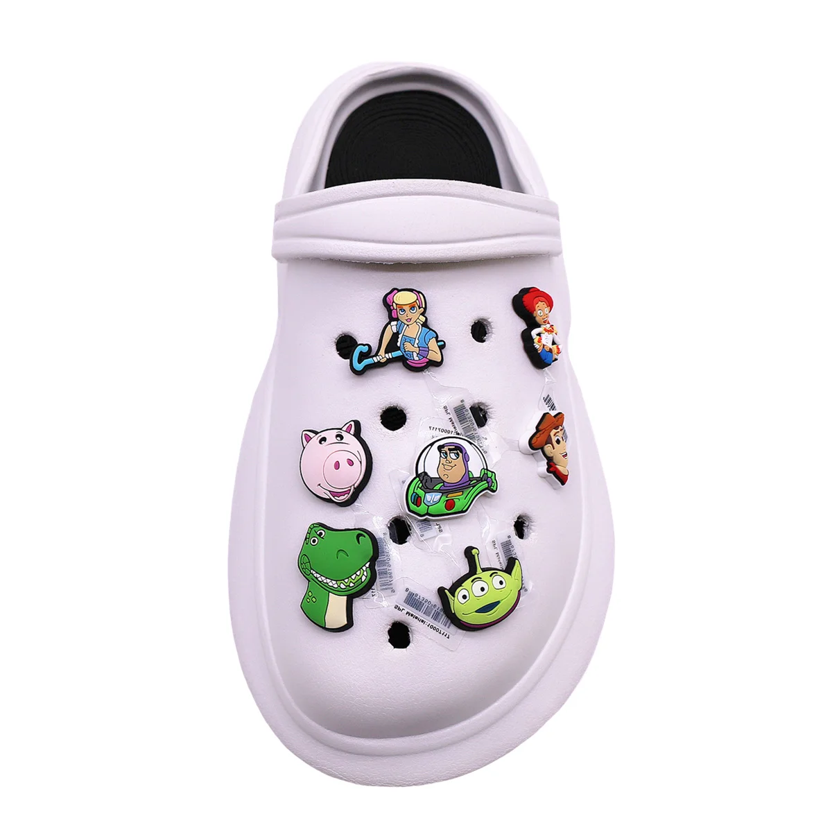 1pcs Cartoon PVC Toy Story Shoe Charms Clog Sandals Buckle Decorations Shoe Accessories Buzz Lightyear Unisex Boys Girls Gift view 3