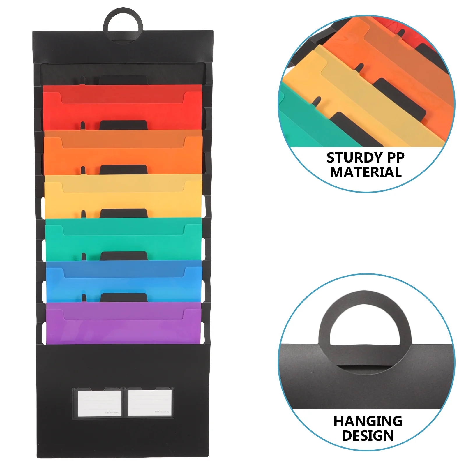 Rainbow Accordion Bag Document Storage Outdoor File Multi-layer Paper Organizer