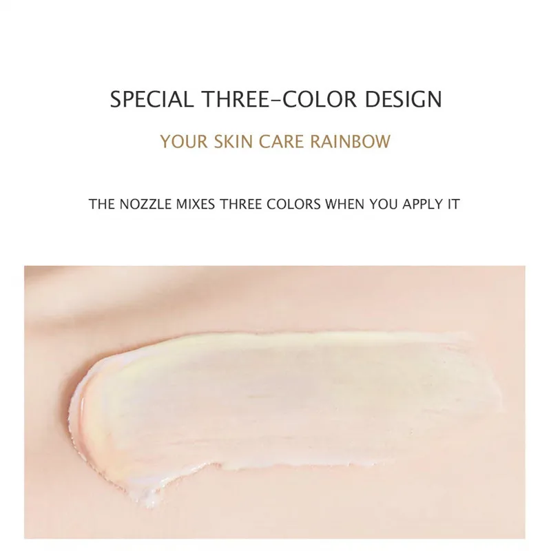 40g JOMTAM Contour Color Isolation Jomtam Tri-lor Turn On Cream Waterproof Makeup Foundation Natural Makeup Base Cream