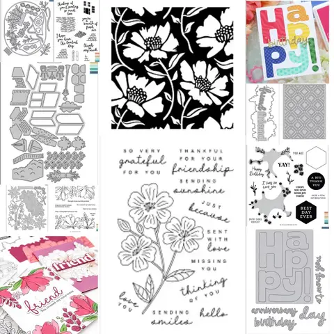 Wheelbarrow Wishes Bundle Cutting Dies Scrapbook Diary Decoration Stencil Embossing Template DIY Greeting Card Handmade 2026 New