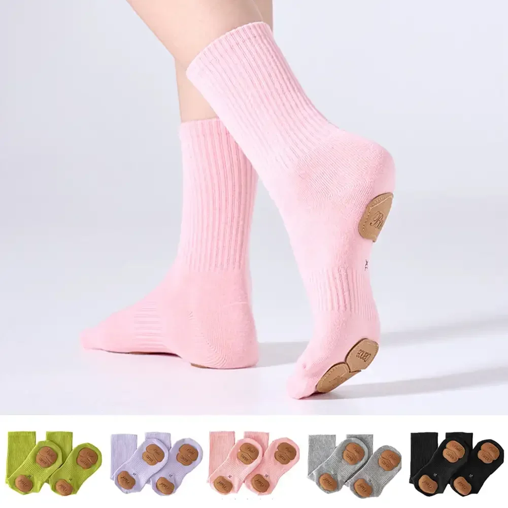 Chaussettes de Yoga de danse moderne antidérapantes pour filles, femmes et hommes, chaussettes de Ballet, Pilates, Yoga, bas de danse pour enfants et adultes