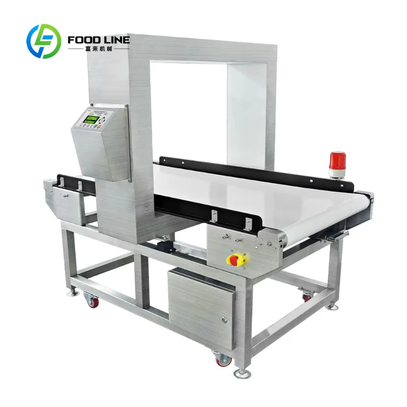 Customized Hot Sale Industrial Metal Detector Conveyor Food Metal Detector Machine with Rejector with Alarm System