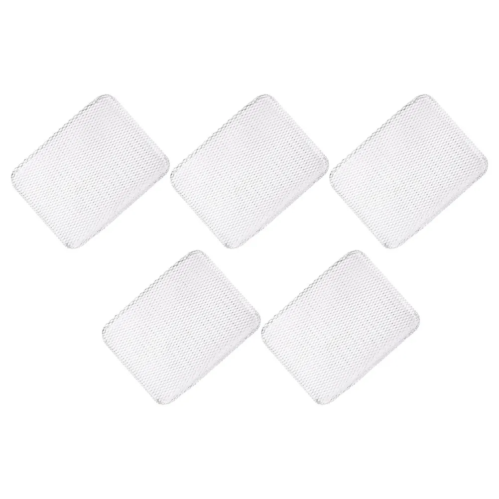 

5pcs Disposable BBQ Grill Mats Non-Stick Aluminum Barbecue Mesh Pads for Gas Outdoor Grilling Camping Tailgating