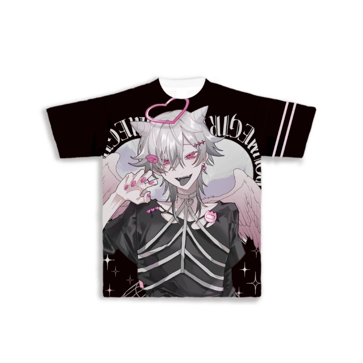 2026 Neueste Original Yandere-Style Paar-Kurzarm-Y2K-T-Shirts für Erwachsene und Kinder, Harajuku Ästhetik, Süße Coole Bedruckte Oberteile – Detail 8