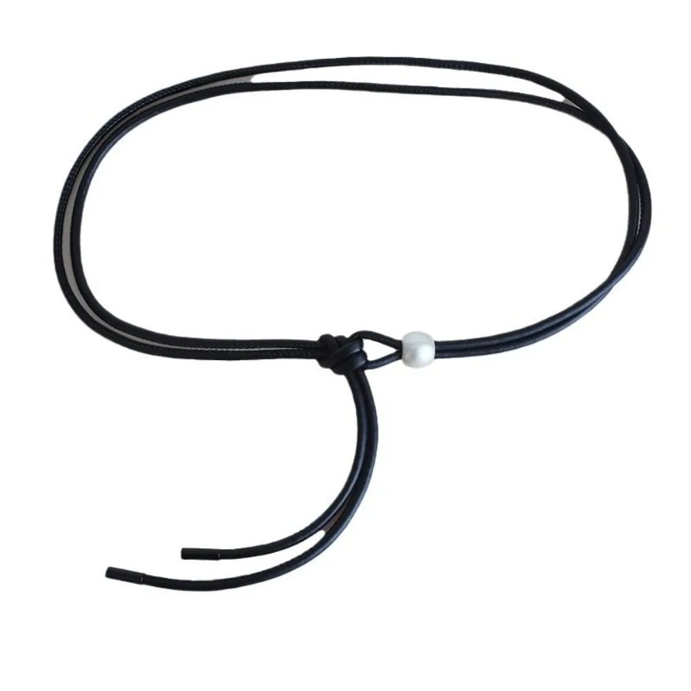 

Designer High-End Luxury Women's Belt Slimming Waist-Cinching Dress Belt Streetwear Leather Waist Rope Jeans Wear
