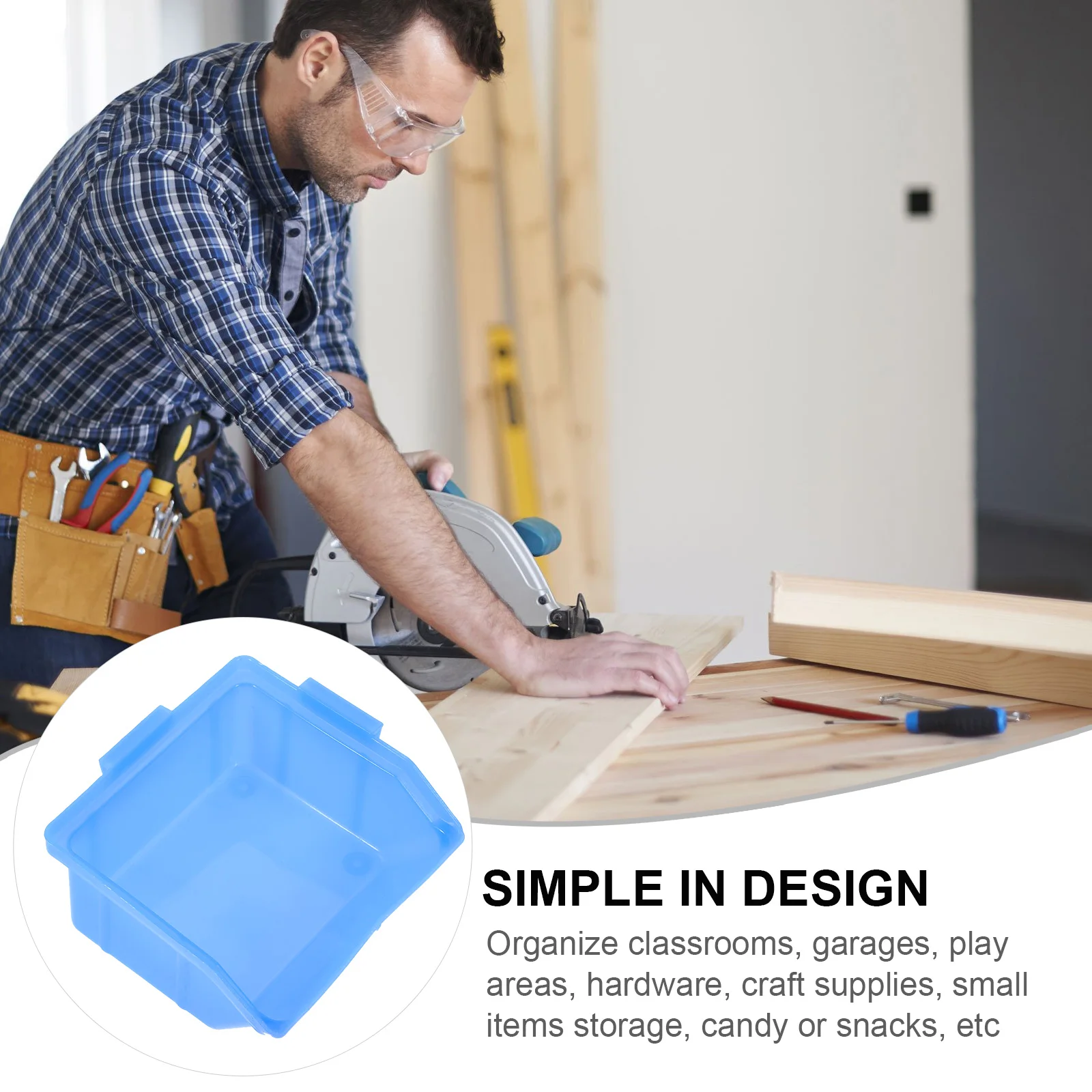 

Box Warehouse Storage Stackable ganizer Parts ganizer Screw Bins Tool Craft Hardware Container