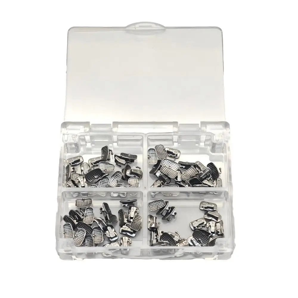 Monoblock Orthodontic Buccal Tubes Single Bonding Tube Integrated Design 1st Molar 2nd Molar Dental 20 Sets 80pcs MBT 0.022