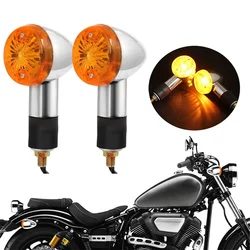 1 Pair Universal Motorcycle Turn Signal Light Indicator Blinker Flasher Lamp For Honda Kawasaki Suzuki Yamaha Accessories