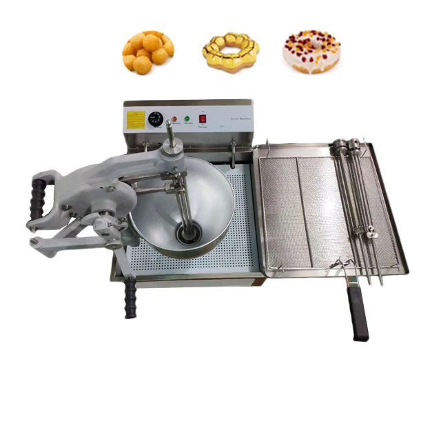 Stainless Steel 3 Different Mold Donut  Manual Donut Ball Maker Machine