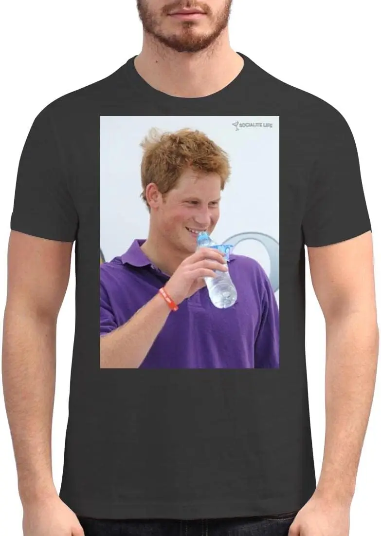 Prince Harry - Men's Soft Graphic T-Shirt PDI #PIDP344778