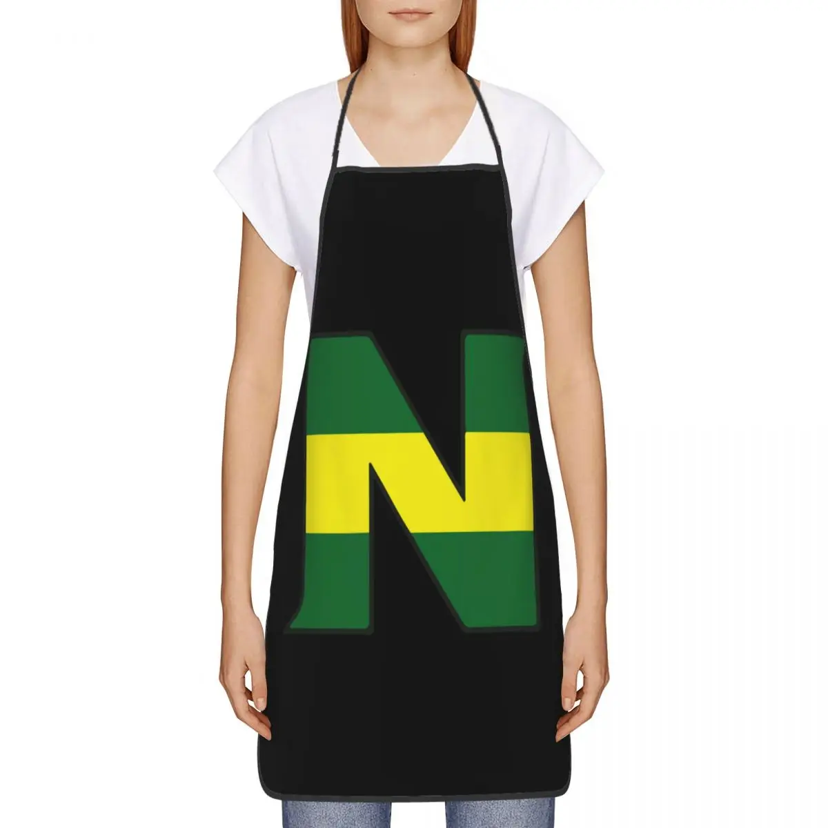 Captain Tsubasa Newteam Logo Apron Women Men Unisex Bib Anime Football Cooking Kitchen Tablier Cuisine Chef Painting