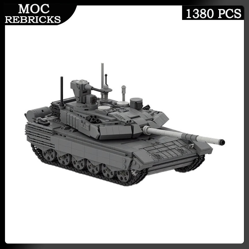 Série de véhicules militaires russes de T-90 M, réservoir de combat principal, bloc de construction MOC, briques, jouets à monter soi-même, modèle, cadeaux d'anniversaire pour enfants