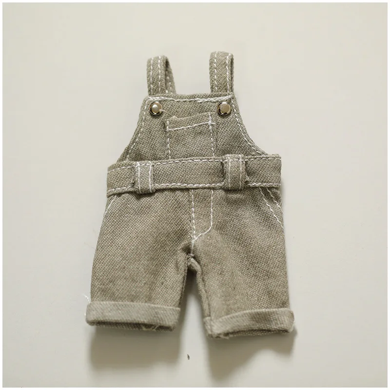 Ob11 Bebek Bez Askı Pantolon Peluş Oyuncak Giyim Oyuncak Ayı Lideri Köpek Giydirme Kolye Anahtarlık Çocuk Giyim Çocuk Için Hediye