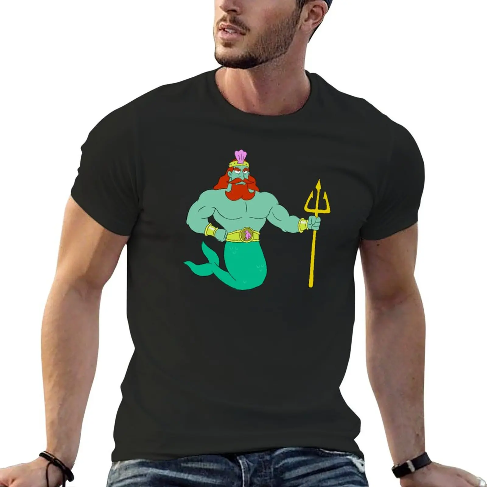 King Neptune T-Shirt korean fashion graphic shirts shirts graphic tees street wear tee shirts for men