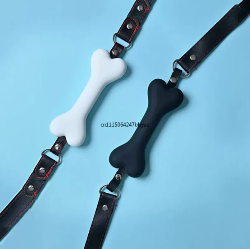 For Silicone Bone Dog Teaser Toy Lightweight Pet Vest Chest Strap Interactive Training Headgear For Dogs
