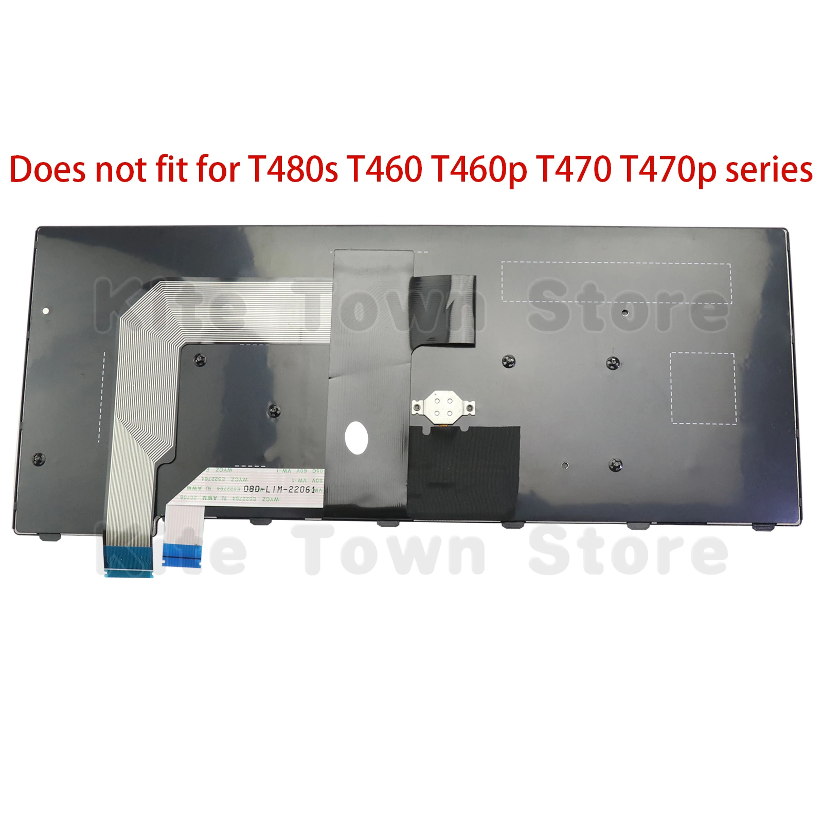 New US Layout Laptop Keyboard Non-Backlit for Lenovo ThinkPad T460s T470s With TrackPoint