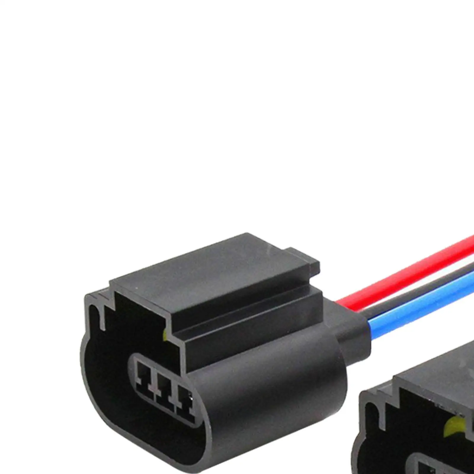 Adaptador fêmea do soquete, fio da fiação, plugue da trança, H13 9008, 2 Pcs