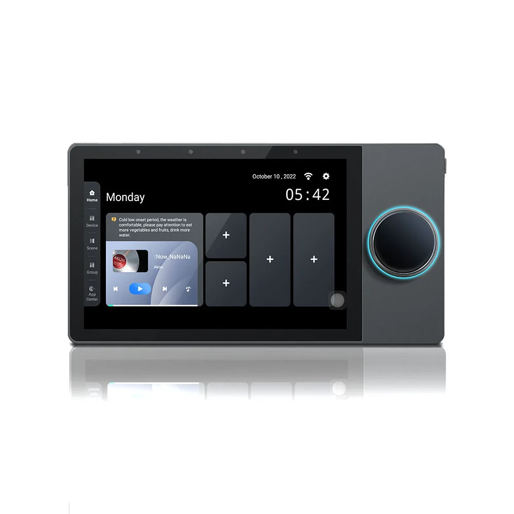 

PW8425T Tuya App WiFi Smart Home System Control Panel Touch Screen Remote Control Music System Blue Tooth Wall Amplifier