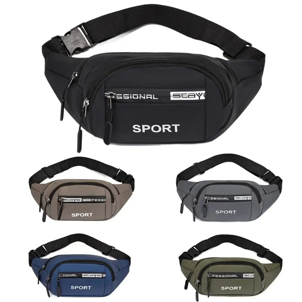 Large-capacity Men Waist Bag Fashion Oxford Anti-theft Fanny Pack Outdoor Travel Waterproof Chest Bag