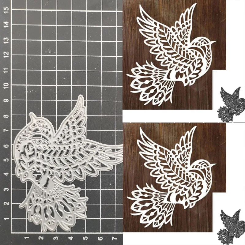 Animal bird Metal Cutting Dies Stencil Scrapbook Album fai da te timbro carta goffratura Decor Craft Knife mold