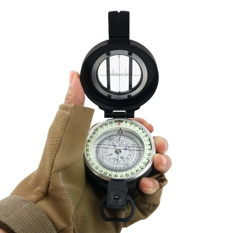 البوصلات المقاومة للماء البوصلات الجيب عتيقة مع وظيفة مضيئة w0yb