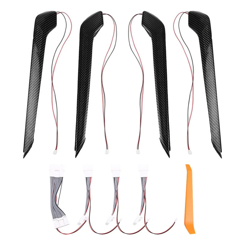 

A80X-для Toyota RAV4 XA50 2019-2024 салон автомобиля атмосферный светильник декоративный светильник дверная панель новый стиль чешуя дракона