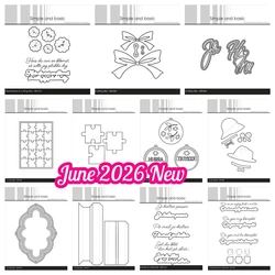 Die Series New Ja & Hr Og Fru Simple and Basic Stamps and Metal Cutting Dies Decoration Scrapbook DIY Paper Card Album Craft