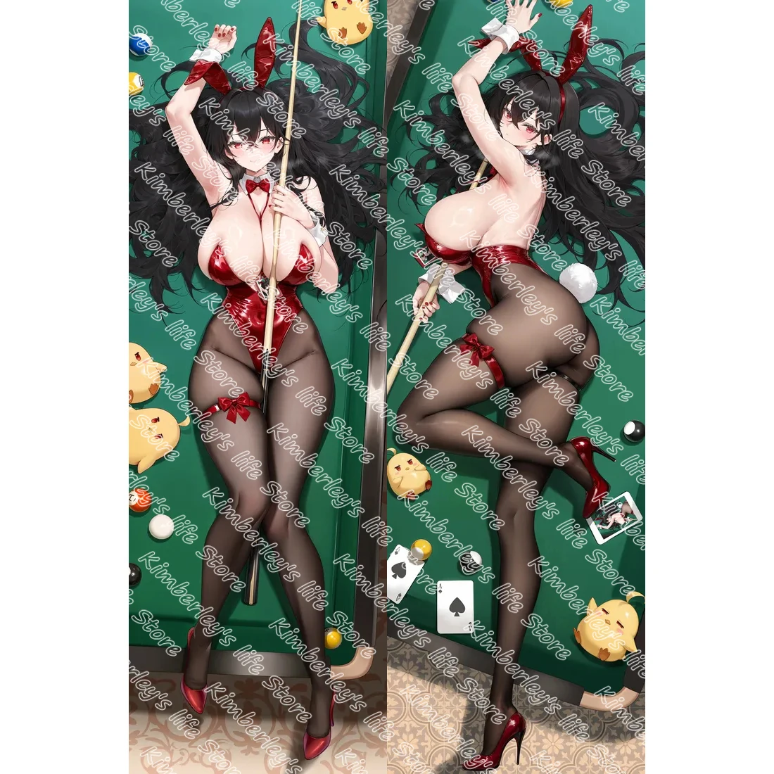 

Azur Lane IJN Taihō bunny Anime Game Dakimakura Hing Body PillowCase Cushion Otaku Bed Linings Xmas