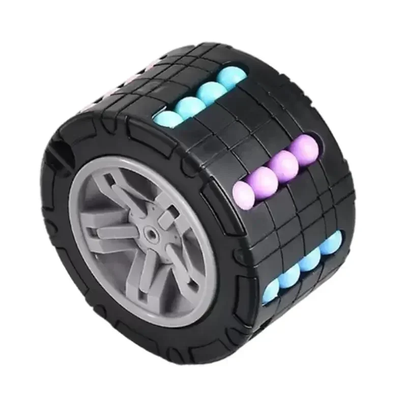 3D Zylinder Cube Spielzeug Magische Bean Gyro Drehen Rutsche Puzzle Spiele Stress Lindern Kinder Pädagogisches Montessori Infant Spielzeug Geschenk