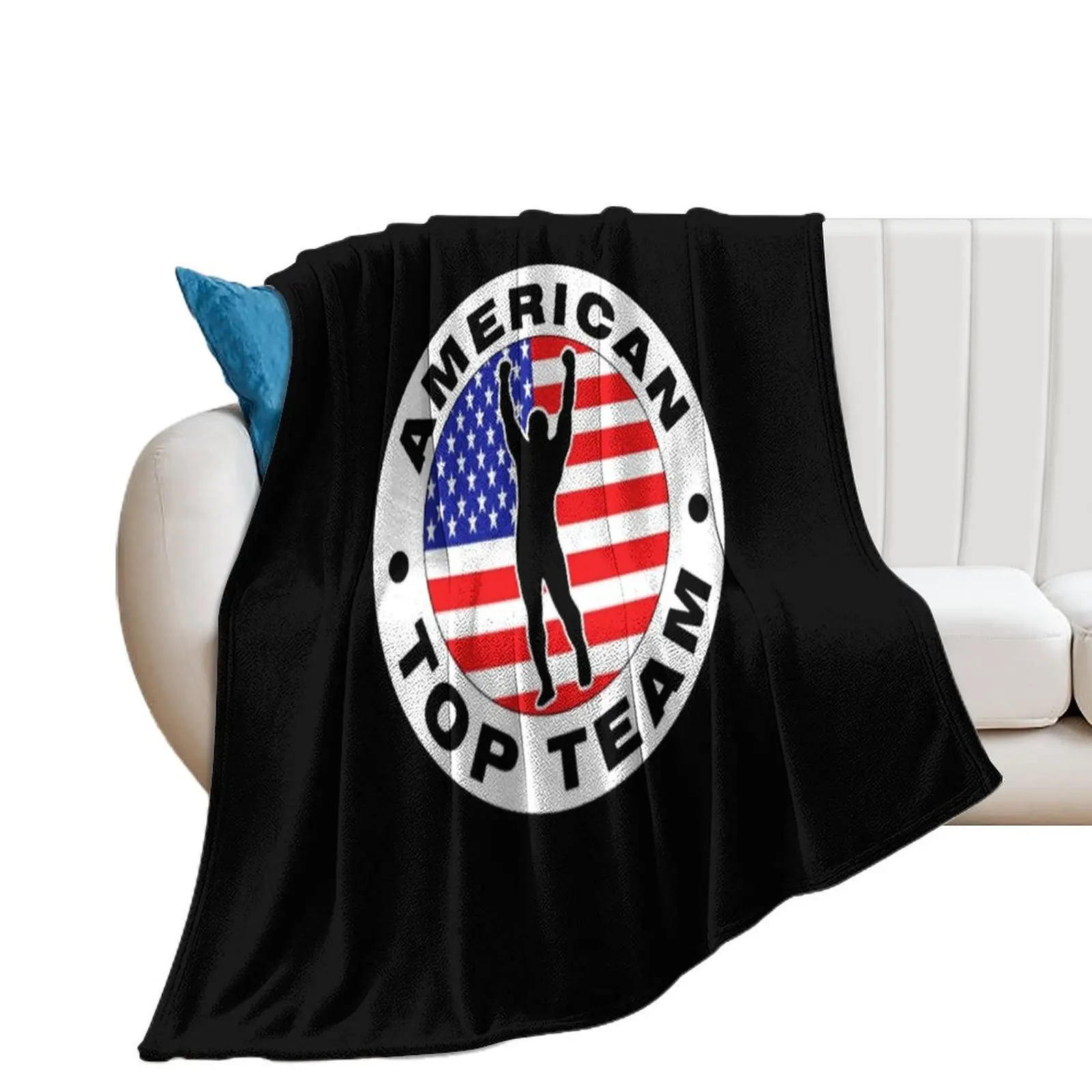 American top team jiu jitsu Throw Blanket valentine gift ideas Soft Designers Soft Big Blankets