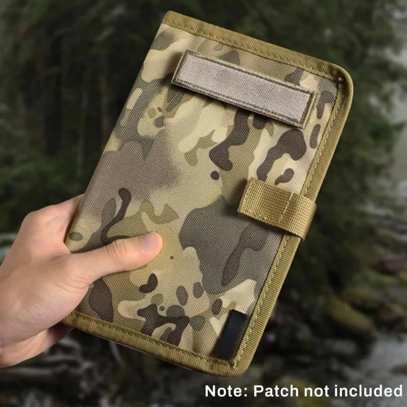 

Tactical A5 Notepad - Detachable Refillable Cover with MOLLE Compatibility, Outdoor EDC Notebook for Field Documentation