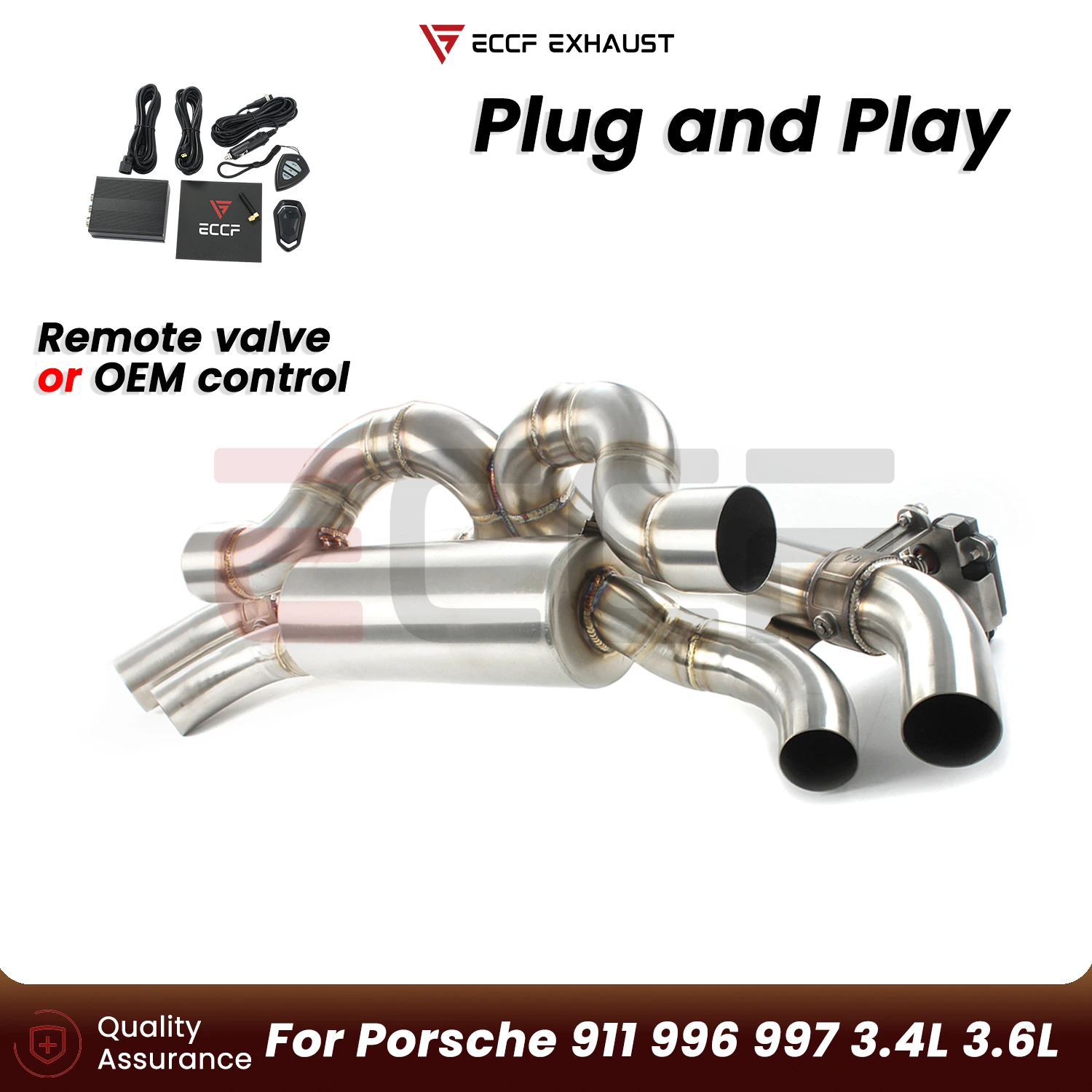 

Aggressive Exhaust Sound Stainless steel Catback exhaust For Porsche 911 996 997 3.4L 3.6L Performance Upgrade Easy Installation