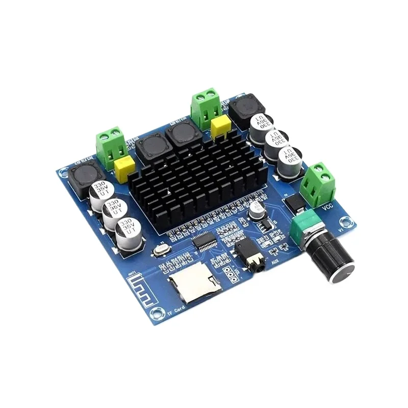 For XH-A105 Digital Bluetooth Power Amplifier Board, Ultra-long Distance Support AUX on-board Potentiometer
