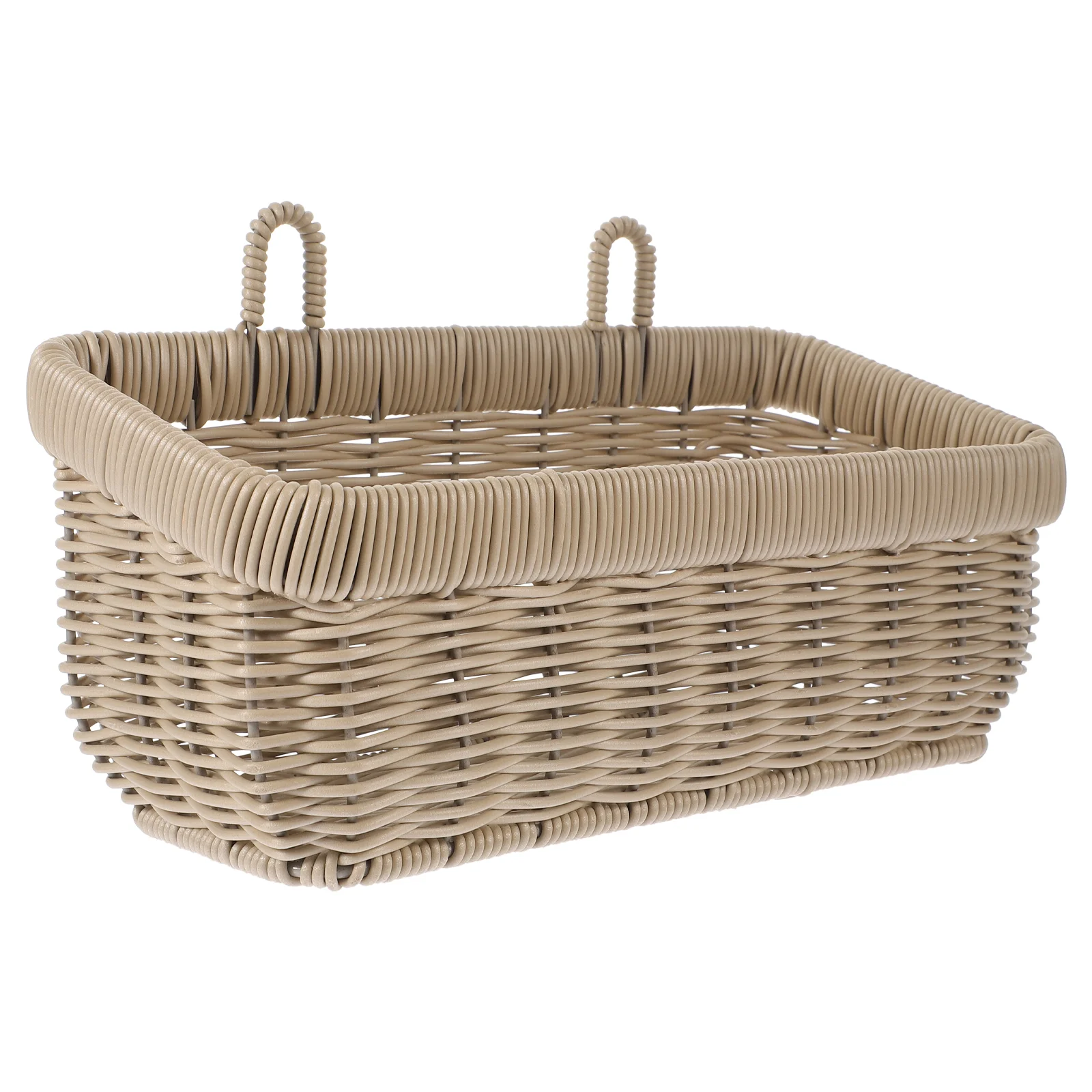Ginger and Garlic Storage Basket Woven Wall Baskets Hanging for Kitchen Plastic Wicker