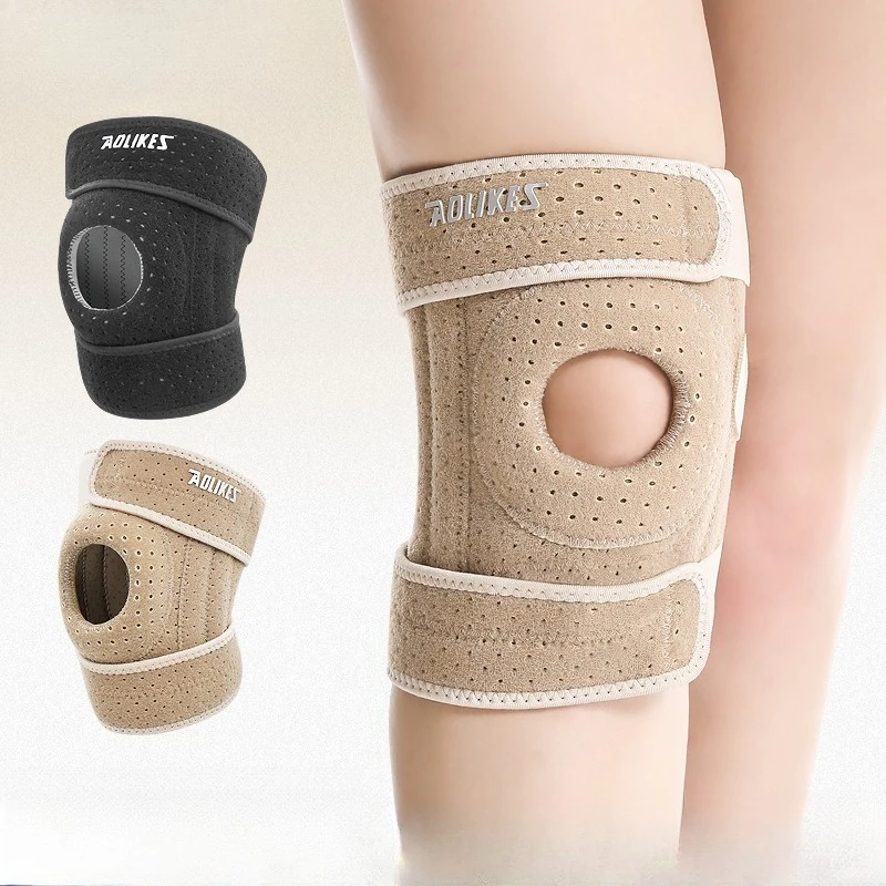 

Knee Pads Mountaineering Sports Silicone Anti-slip Knee Pads Outdoor Cycling Basketball 4 Spring Support Men and Women Knee Pads