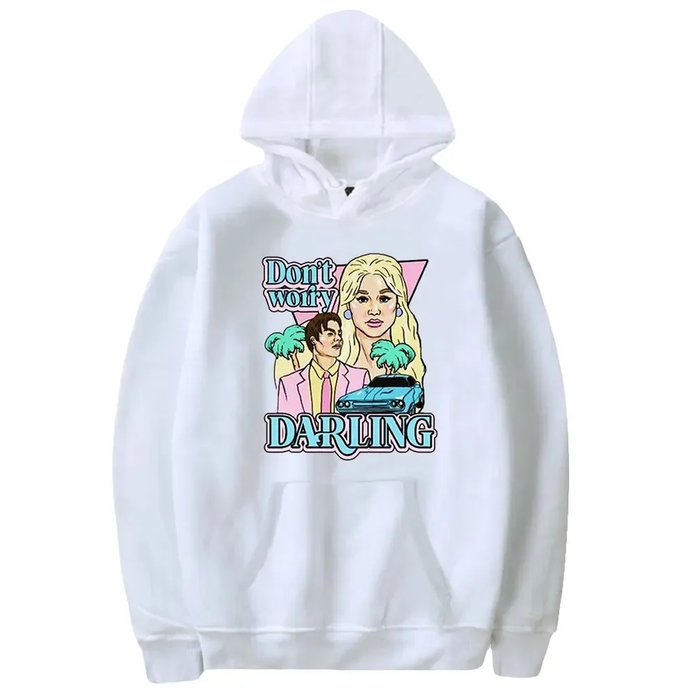 Men and women don't worry, long sleeve unisex sweatshirt, casual style, American movie, fashionable clothes