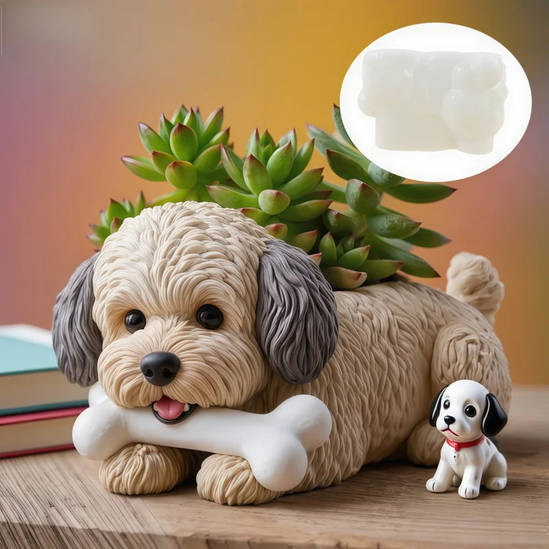 Cute dog bone shape succulent - Potsticker Mold recension och pris