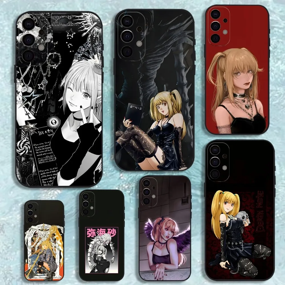 

Misa anime D-Death N-Note Phone Case For Samsung S25,S24,S21,S22,S23,S30,Ultra,S20,Plus,Fe,Lite,Note,10,9,5G Black Cover