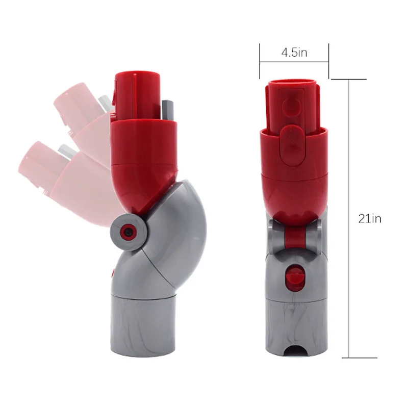 Suitable For Dyson V7 V8 V10 V11 Vacuum Cleaner Suction Head Accessories Bottom Conversion Steering Elbow