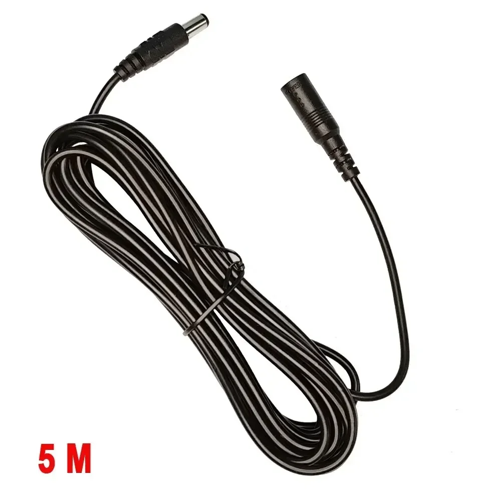 10M/ 5M 5.5mm*2.1mm DC Power Connector Extension Cord Jack Adapter Lead Cable DC Female Male Extension External Plug image 5