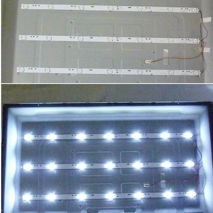 TV LED Band array For Proscan PLDED3273A 32" HD LEDS Bars Backlight Strips CRH-K323535T030746F-Rev1.1 Rev1.0 Line Ruler Tapes