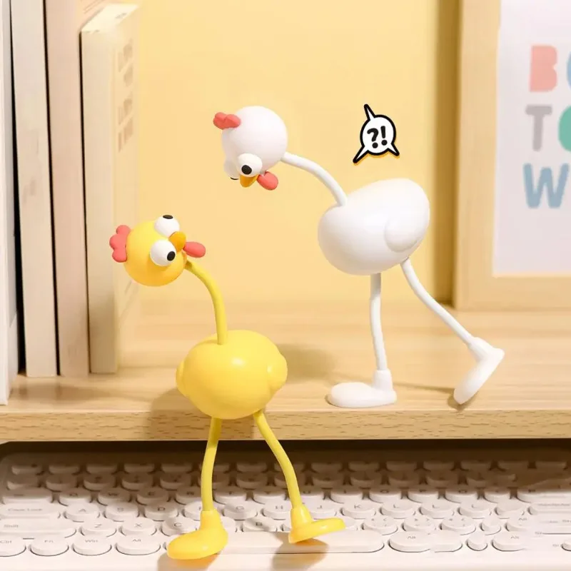 New Rooster Night Light, Cute Bedside Lamp, Creative Dormitory Small Desk Lamp, High Aesthetic Value, Children's Bedroom Sleep